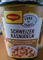Mängden socker i Maggi Schweizer Käsenudeln