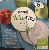 Mängden socker i Postre lácteo de manzana y melocotón azúcares