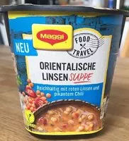 Mängden socker i Orientalische Linsensuppe Marrakesch Style