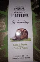 Mängden socker i L'ATELIER bouchées praliné