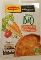 Mängden socker i MAGGI BIO Soupe Bouillon de Légumes