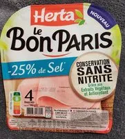 Mängden socker i Le Bon Paris -25% de Sel conservation Sans Nitrite