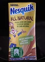 Mängden socker i Nesquik all natural batido de chocolate