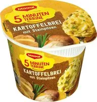 Mängden socker i Kartoffelbrei mit Steinpilzen