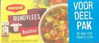 Mängden socker i Maggi Bouillon Rundvlees