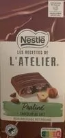 Mängden socker i NESTLE L'ATELIER - Lait Praliné - 143g