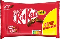 Mängden socker i KITKAT Mini offre gourmande