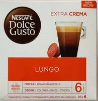 Mängden socker i DOLCE GUSTO Lungo