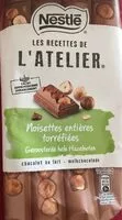 Mängden socker i L'atelier chocolat au lait noisettes