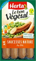 Mängden socker i LE BON VEGETAL saucisses nature au blé