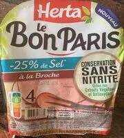 Mängden socker i Le Bon Paris à la broche -25% de sel