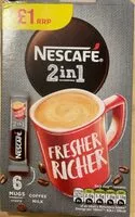 Mängden socker i Nescafe 2in1