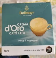 Mängden socker i Créma d'oro Caffè latte dolce gusto