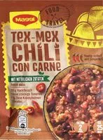 Mängden socker i Tex-Mex Chili con Carne Fix