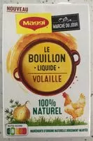 Mängden socker i MAGGI Marché du Jour Le Bouillon Liquide Volaille 400ml