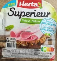 Mängden socker i Jambon Supérieur Nature