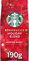 Mängden socker i STARBUCKS Holiday Blend édition limitée en grains 190g