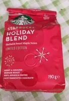 Mängden socker i Starbucks Holiday Blend
