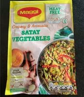 Mängden socker i Satay vegetables