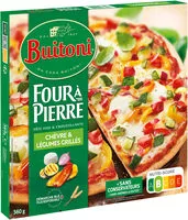 Mängden socker i BUITONI FOUR A PIERRE Pizza surgelée Chèvre & Légumes 360g