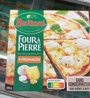 Mängden socker i BUITONI FOUR A PIERRE Pizza surgelée 4 Fromages 330g