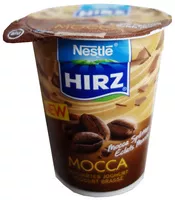 Mängden socker i Yogourt Hirtz éclats mocca