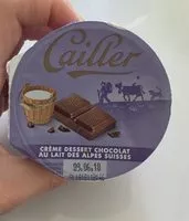 Mängden socker i Crème dessert chocolat au lait des alpes suisses