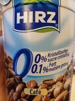 Mängden socker i Hirz 0% café