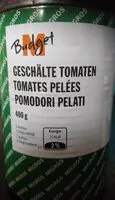 Mängden socker i Tomates pelées