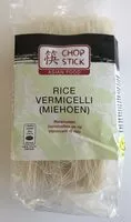 Mängden socker i Chop Stick Reisnudeln