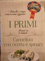 Mängden socker i Cannelloni con ricotta e spinaci