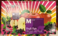 Mängden socker i Fruit Fun Apfel-Cassis