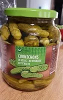 Mängden socker i Cornichons au vinaigre