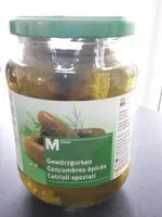 Mängden socker i Concombres épicés