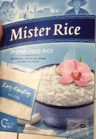 Mängden socker i Jasmin-Coco Rice sachets de cuisson