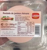 Mängden socker i Roulesu de jambon et gelée