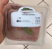 Mängden socker i Canapé jambon