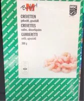 Mängden socker i Crevettes