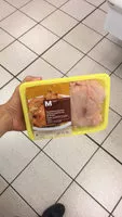 Mängden socker i Cuisses supérieurs de poulet