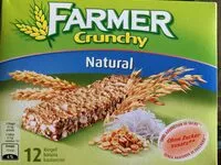 Mängden socker i Farmer Crunchy Natural