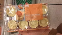 Mängden socker i Mini Tartelettes à base de pâte à gâteaux