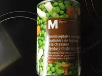 Mängden socker i Gemüseplatte Nach Jägerart