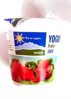 Mängden socker i Yogourt fraise