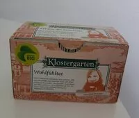 Mängden socker i Klostergarten Wohlfühltee