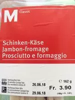 Mängden socker i Sandwich Jambon fromage
