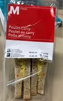 Mängden socker i Sandwich Poulet au Curry