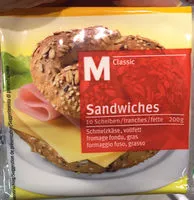Mängden socker i Fromage fondu Sandwich