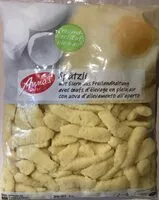 Mängden socker i Spätzli, aux œufs