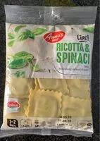 Mängden socker i Ricotta & Spinaci Ravioli