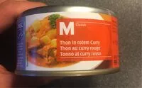 Mängden socker i Thon au curry rouge